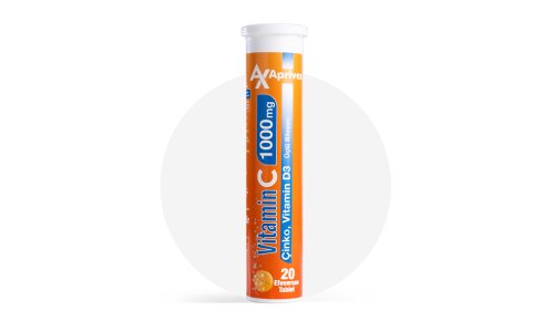 Aprivex Vitamin C 1000 mg Üçlü Bileşen